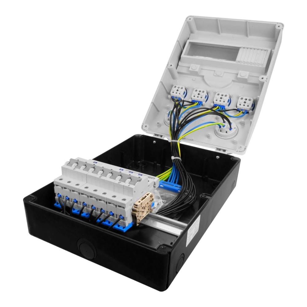 Rozdzielnica budowlana TD-S 2x16A 4x230V Schuko Doktorvolt 2008 - obrazek 3