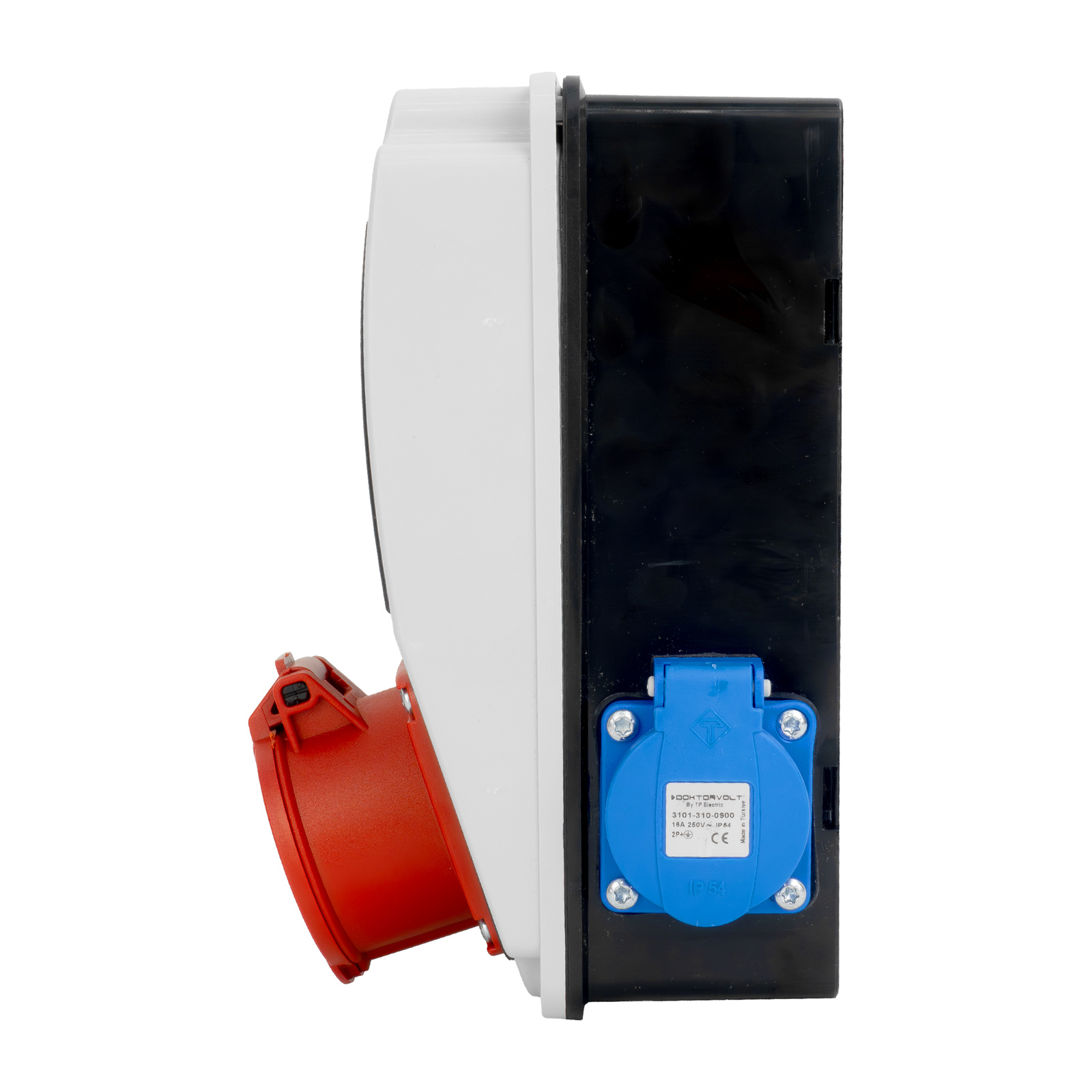 Rozdzielnica budowlana XS 16A 2x230V wyłącznik nadprądowy SIEMENS erbetka IP44 Doktorvolt DV-6081-D - obrazek 4