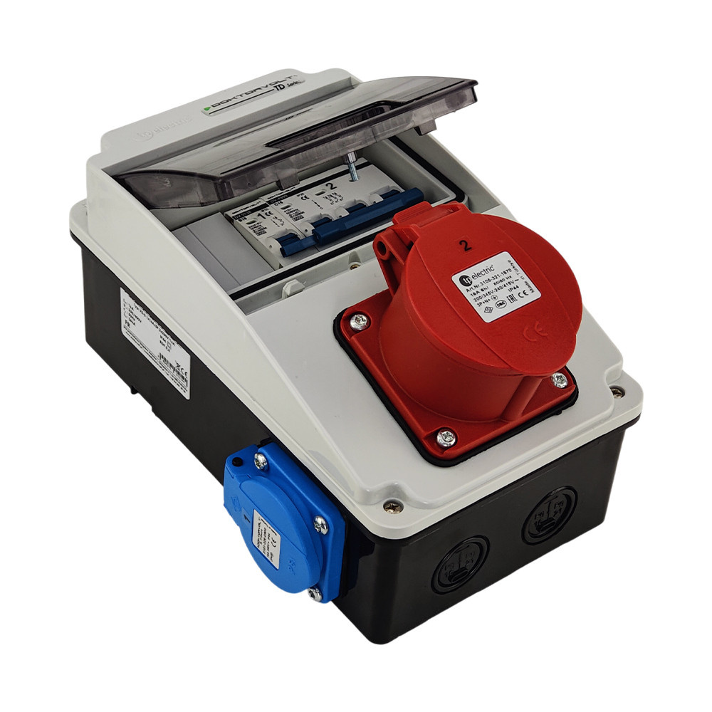 Rozdzielnica budowlana XS-S 16A 2x230V erbetka IP44 gniazda Doktorvolt DV-2144-F - obrazek 4
