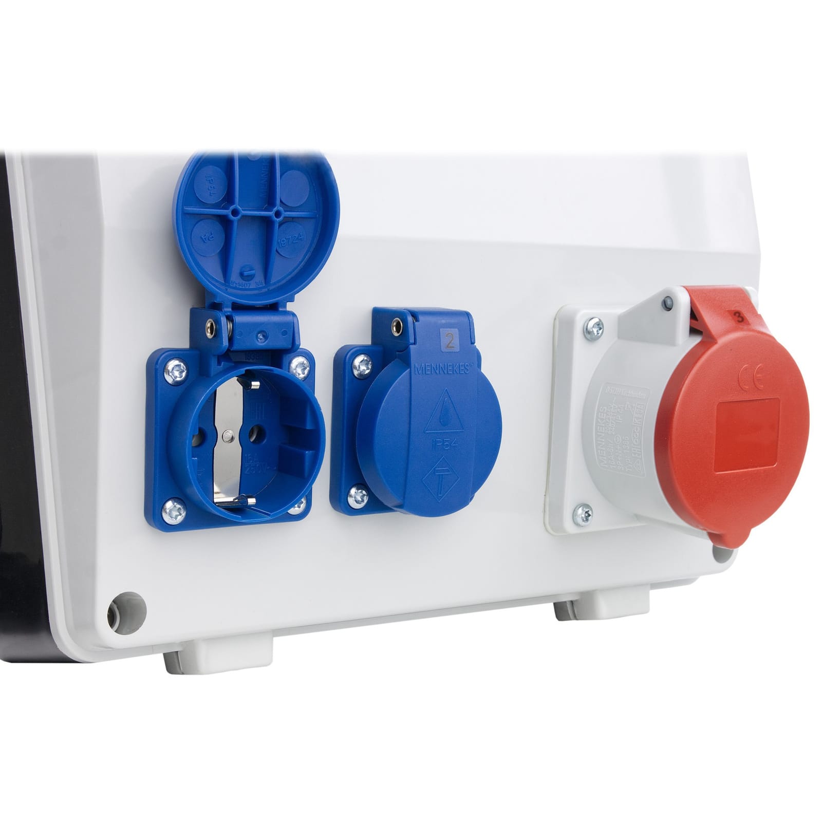 Rozdzielnica budowlana z kablem TD-S/FI SKH 16A 2x230V Schuko Doktorvolt 9795 - obrazek 3