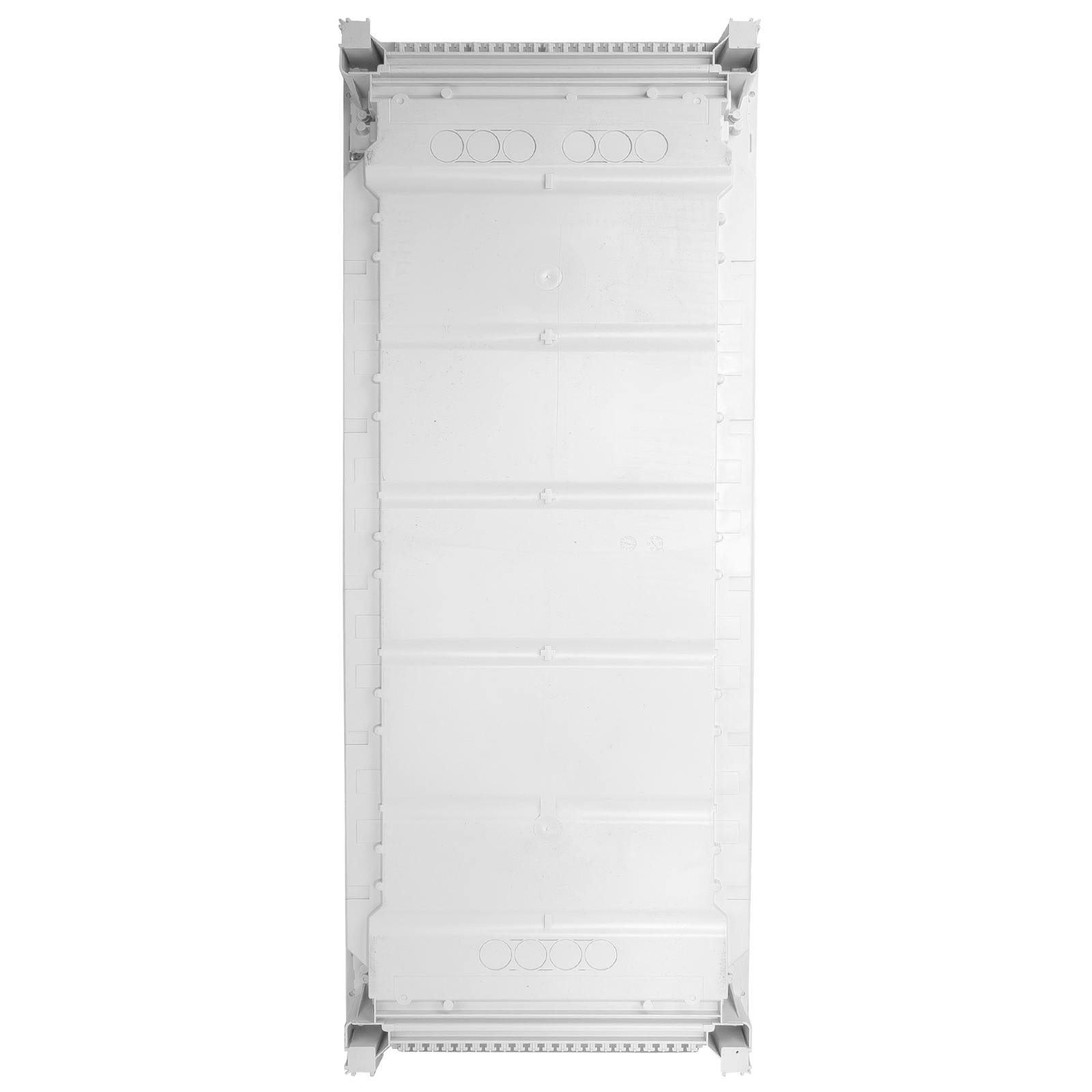 Rozdzielnica modułowa podtynkowa 5x12 zabezpieczona 14xMCB 2xRCCB VDE okablowana skrzynka elektryczna Hager 880,50x348x94,5mm zaciski rozgałęźne L1, L2, L3, N, PE Doktorvolt DV-6272-PT - obrazek 4