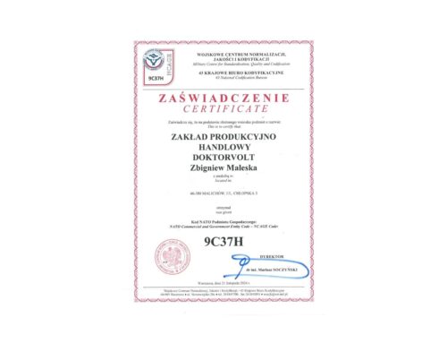 Kod NATO dla Doktorvolt® – konkret, który mówi więcej niż reklama