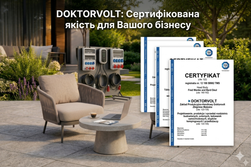 Успіх, заснований на якості! Doktorvolt з оновленим сертифікатом DIN EN ISO 9001:2015