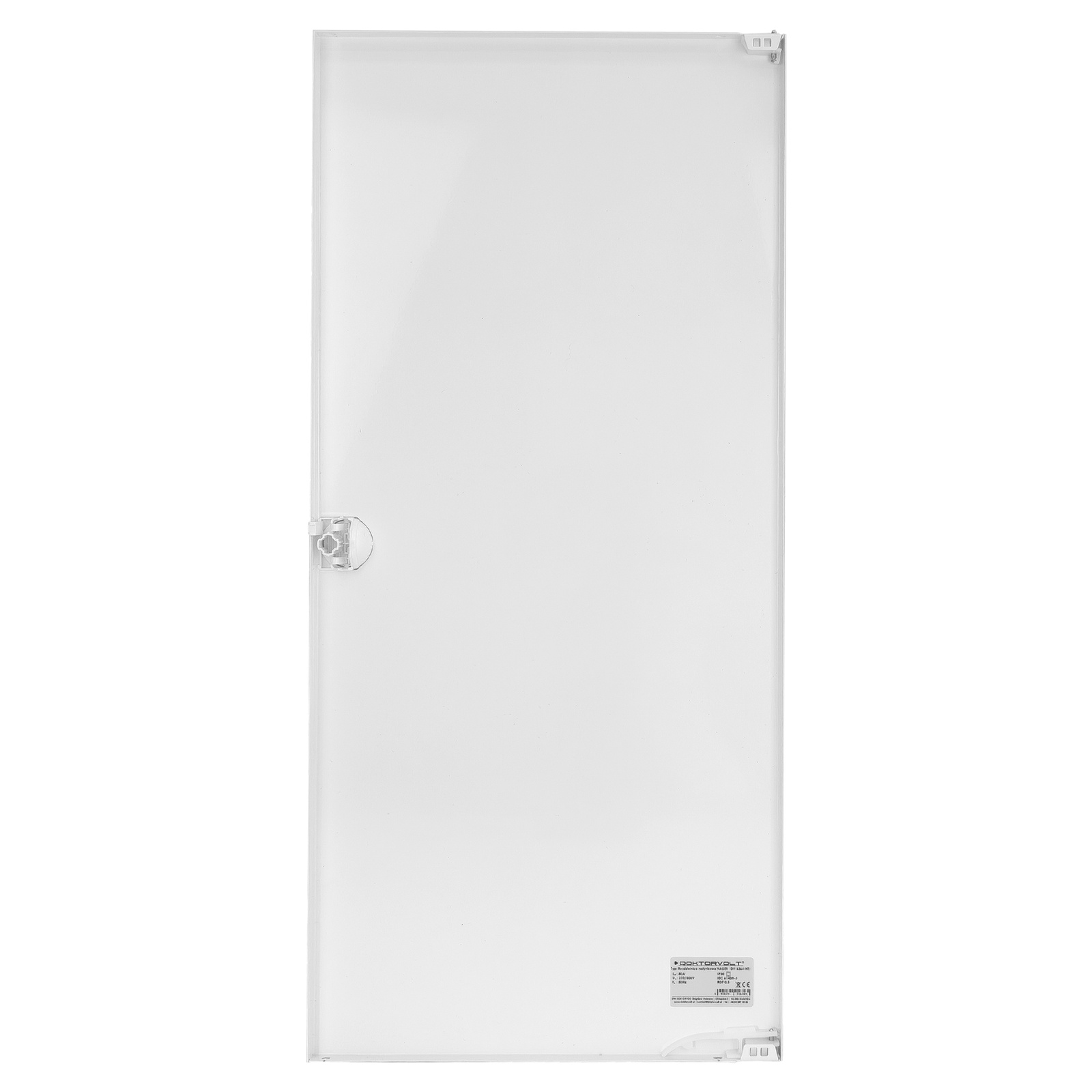 Rozdzielnica modułowa natynkowa 4x12 zabezpieczona 14xMCB 2xRCCB VDE okablowana skrzynka elektryczna Hager 640x305x96,5mm zaciski rozgałęźne L1, L2, L3, N, PE Doktorvolt DV-6364-NT - obrazek 6